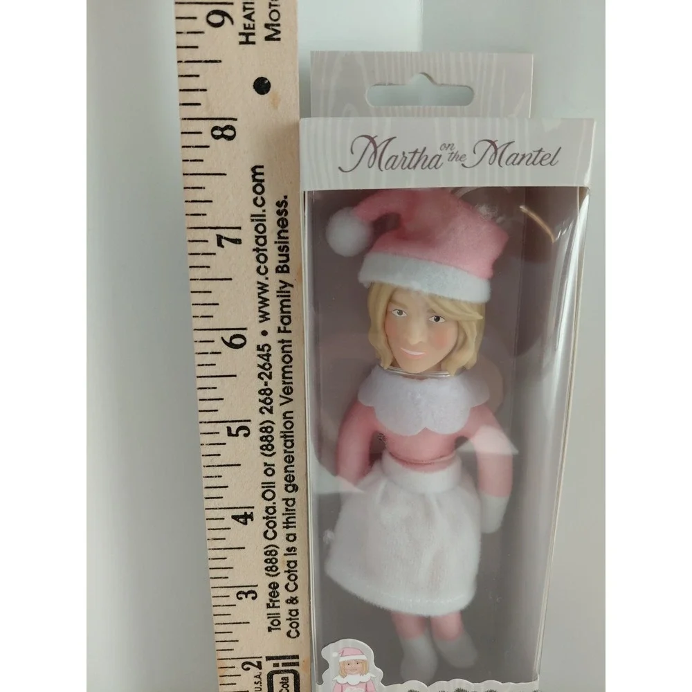 Martha on the Mantel 2025 Christmas Ornament A Holiday Tradition NIB‎ Pink